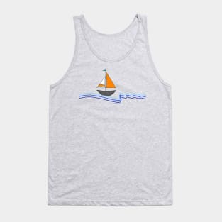 Sail Away Sailor Tank Top